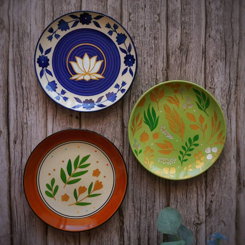 Lotus Love | Decorative Wall Plate Set | Home Decor and Gift
